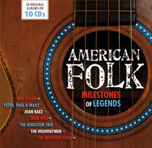 Load image into Gallery viewer, Various Artists - American Folk - Milestones of Legends - 10 CD Walletbox
