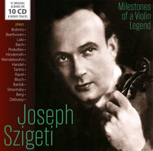 Load image into Gallery viewer, Joseph Szigeti - Milestones of a Violin Legend - 10 CD Walletbox