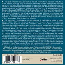 Load image into Gallery viewer, Eugen Jochum - Beethoven/Brahms Complete Symphonies - 10 CD Walletbox