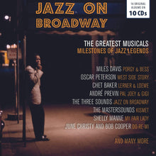 Load image into Gallery viewer, Various Artists - Jazz on Broadway - 10 CD Walletbox