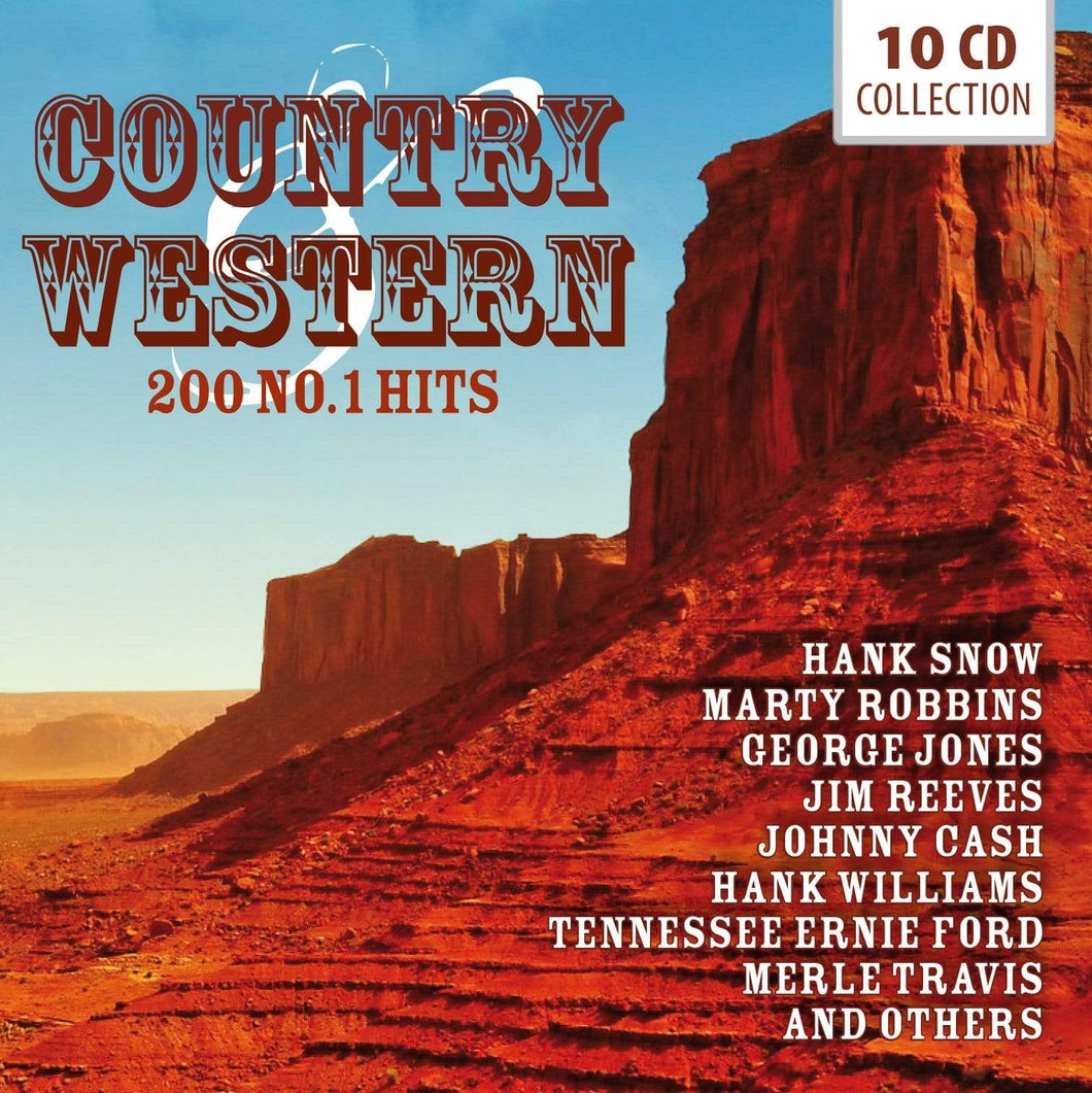 Various Artists - Country & Western - 200 No. 1 Hits - 10 CD Walletbox