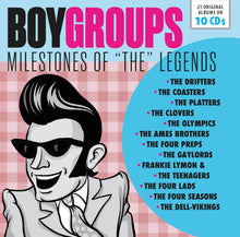 Load image into Gallery viewer, Various Artists - Legendary &quot;Boy Groups&quot; - 10 CD Walletbox
