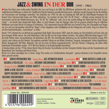 Load image into Gallery viewer, Various Artists - Swing &amp; Jazz in der DDR 1947-1962 - 10 CD Walletbox
