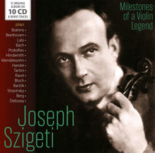Load image into Gallery viewer, Joseph Szigeti - Milestones of a Violin Legend - 10 CD Walletbox
