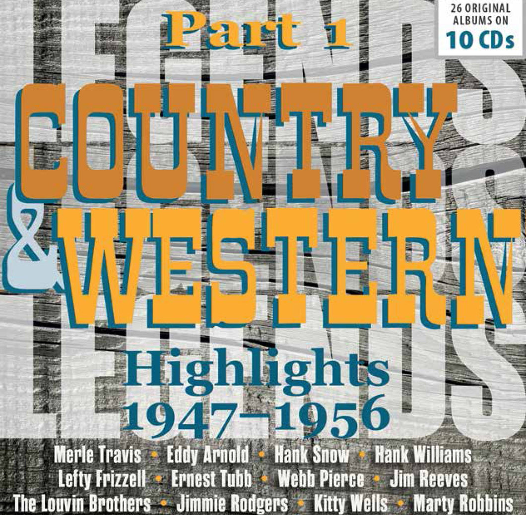 Various Artists - Country & Western - 10 CD Walletbox