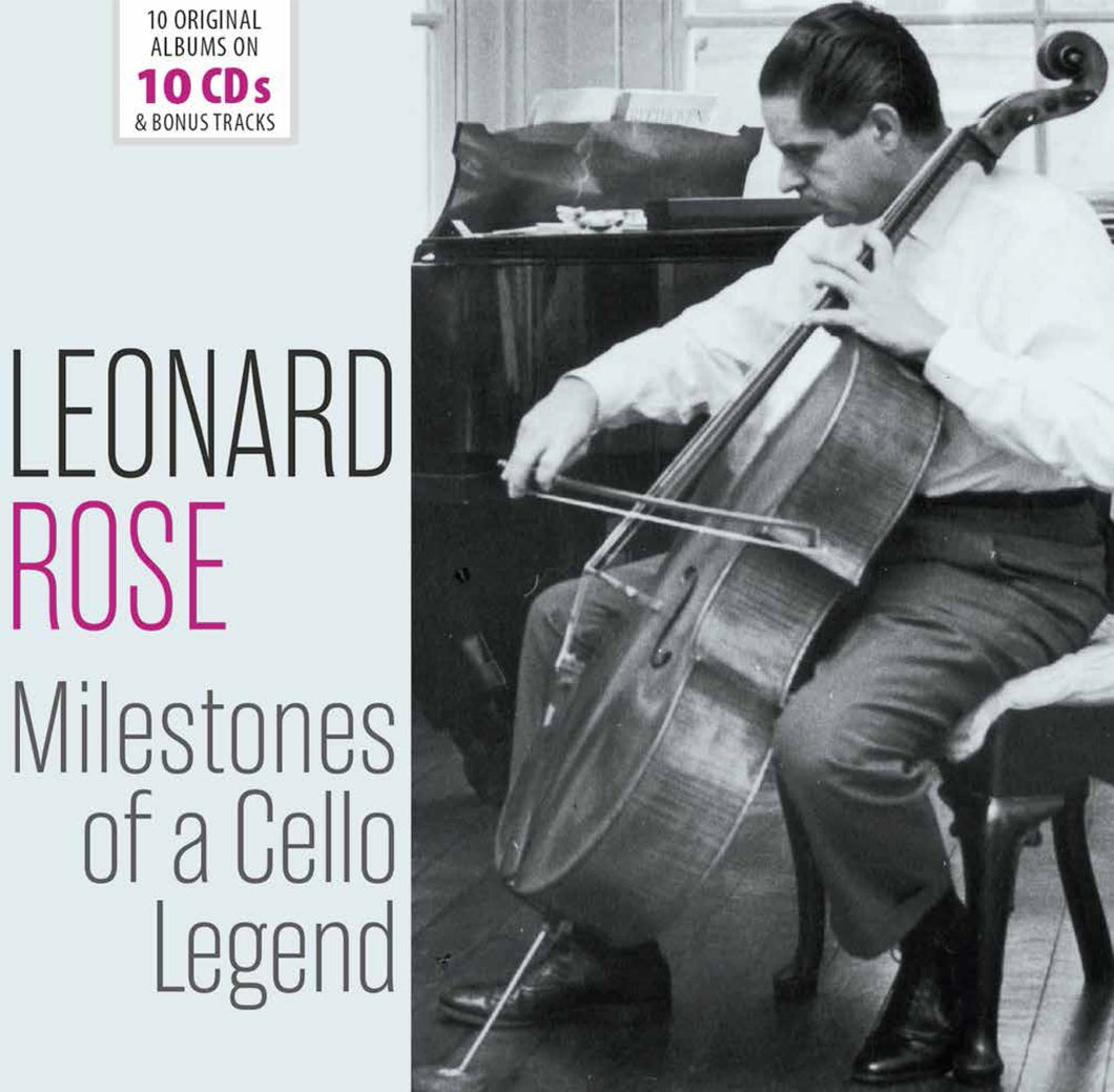 Leonard Rose - Milestones of a Cello Legend - 10 CD Walletbox