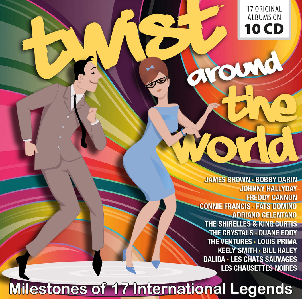 17 International Legends - Twistin' around the World - 10 CD Walletbox