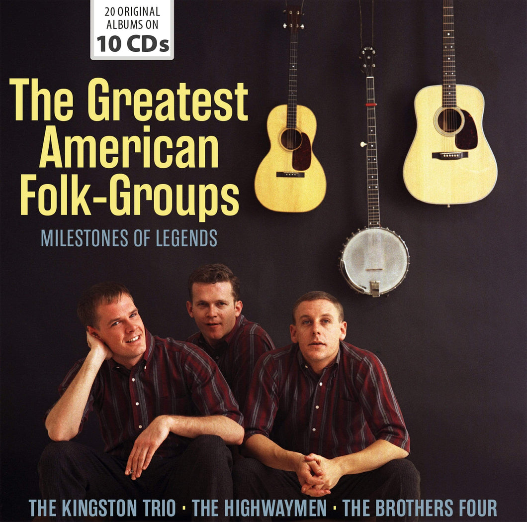 Various Artists - Legendary American Folk Groups - 20 Original Albums - 10 CD Walletbox